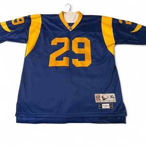 Reebok Blue Throwback NFL Jersey XL